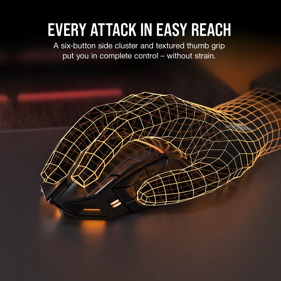 DARKSTAR WIRELESS RGB MMO Gaming Mouse