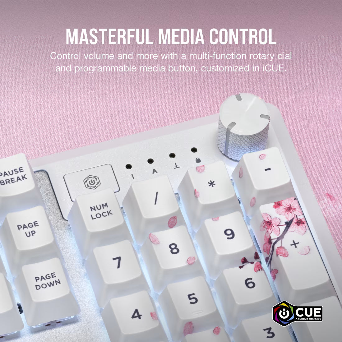 K70 CORE SE RGB Mechanical Gaming Keyboard – Cherry Blossom