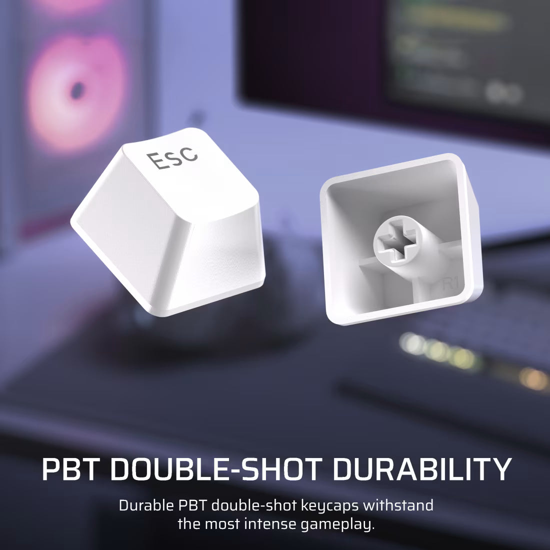 K70 PRO TKL High-Performance Hall Effect Programmable Gaming Keyboard with Rapid Trigger - White