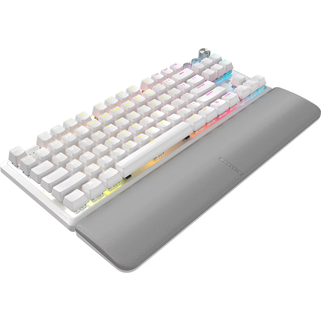 K70 PRO TKL High-Performance Hall Effect Programmable Gaming Keyboard with Rapid Trigger - White
