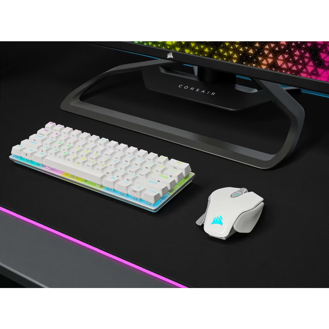 M65 RGB ULTRA WIRELESS Tunable FPS Gaming Mouse — White