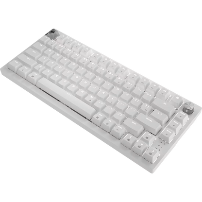 K65 PLUS 75% RGB Mechanical Gaming Keyboard for Mac and PC – Frost White