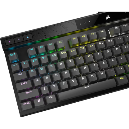 K70 MAX RGB Magnetic-Mechanical Gaming Keyboard — Adjustable CORSAIR MGX Switches — Steel Grey