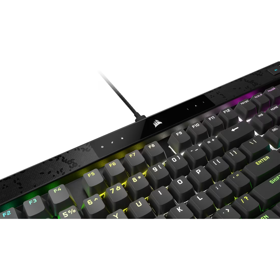 K70 MAX RGB Magnetic-Mechanical Gaming Keyboard — Adjustable CORSAIR MGX Switches — Steel Grey