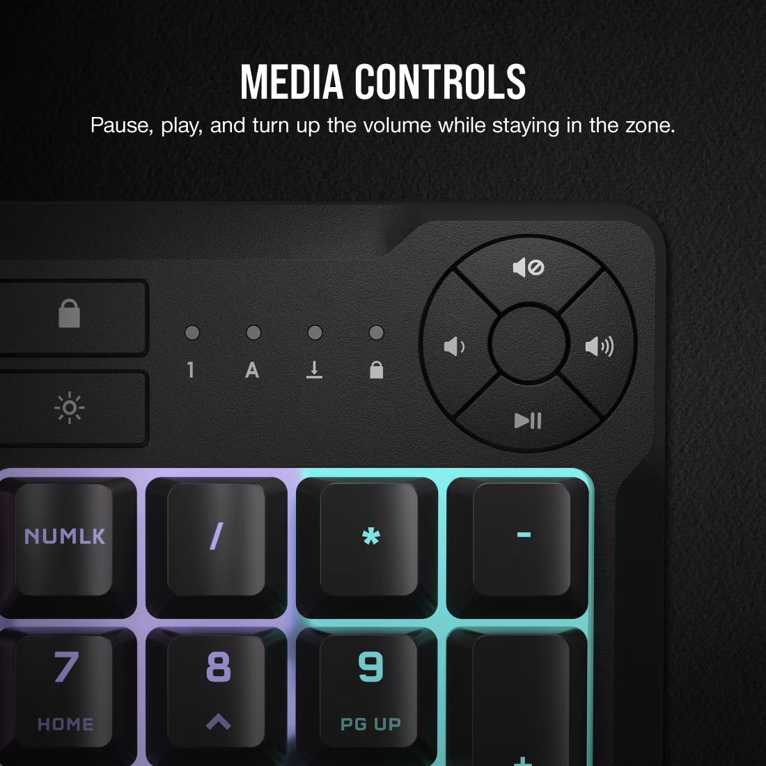 K55 CORE RGB Gaming Keyboard — Black