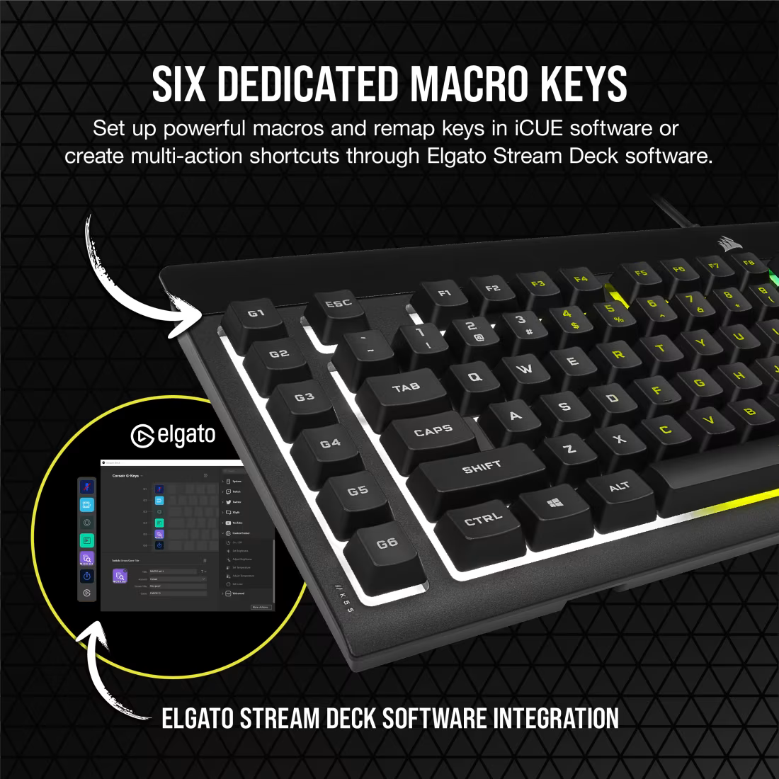 K55 RGB PRO Gaming Keyboard
