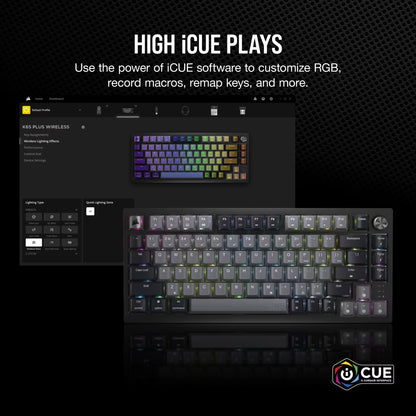 K65 PLUS WIRELESS 75% RGB Mechanical Gaming Keyboard