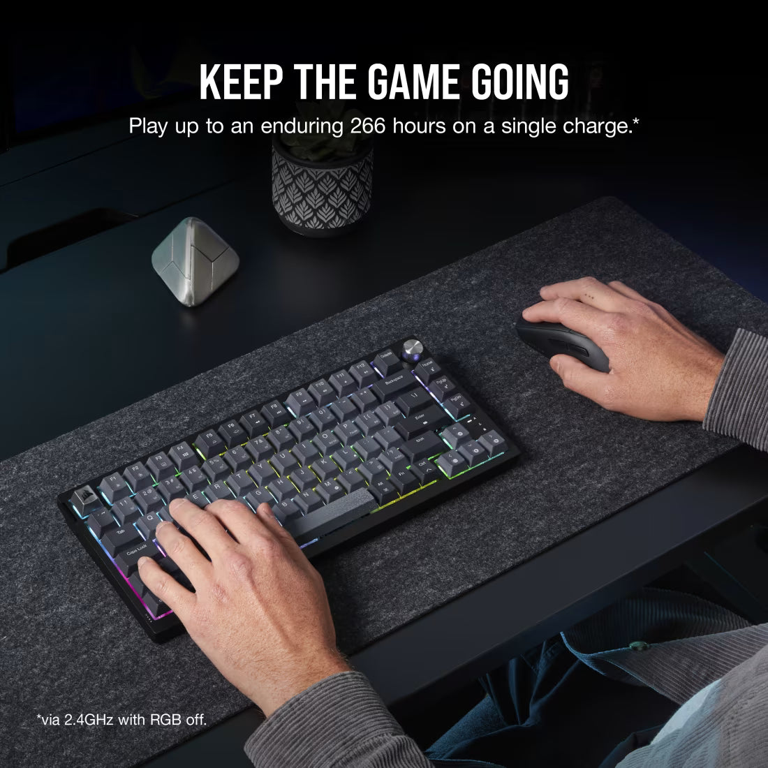 K65 PLUS WIRELESS 75% RGB Mechanical Gaming Keyboard