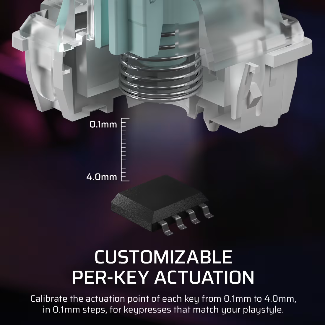 K70 PRO TKL High-Performance Hall Effect Programmable Gaming Keyboard with Rapid Trigger