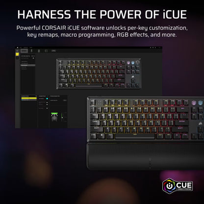 K70 PRO TKL High-Performance Hall Effect Programmable Gaming Keyboard with Rapid Trigger