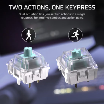 K70 PRO TKL High-Performance Hall Effect Programmable Gaming Keyboard with Rapid Trigger - White