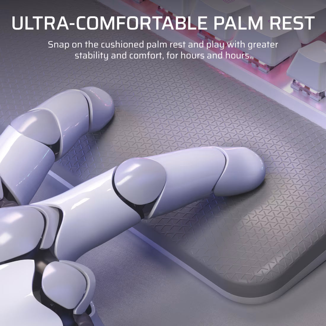 K70 PRO TKL High-Performance Hall Effect Programmable Gaming Keyboard with Rapid Trigger - White