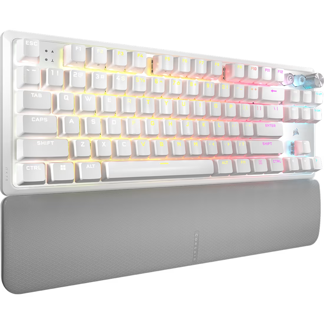K70 PRO TKL High-Performance Hall Effect Programmable Gaming Keyboard with Rapid Trigger - White
