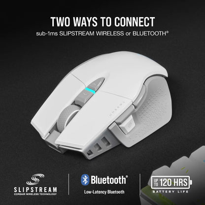 M65 RGB ULTRA WIRELESS Tunable FPS Gaming Mouse — White