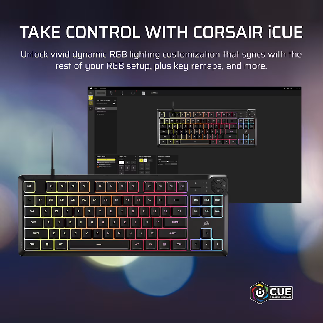 K55 CORE TKL RGB Gaming Keyboard